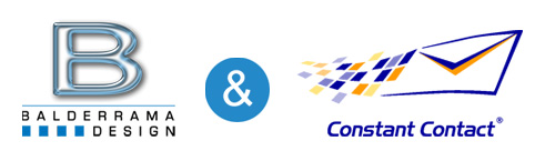 Balderrama Design Logo and Constant Contact Logo